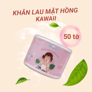 Alternative view of Khăn mặt khô dùng 1 lần Kawaii 80 tờ 20x20cm – Siêu mềm mịn, an toàn cho da