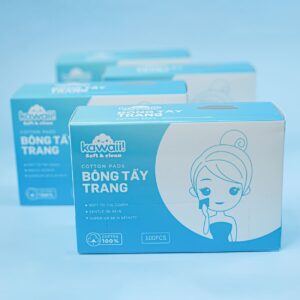 Alternative view of Khăn giấy tẩy trang Kawaii hộp, kích thước 15×10 cm, làm sạch sâu, không bụi, dịu da, loại bỏ lớp trang điểm