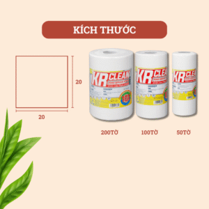 Alternative view of Khăn giấy thấm thực phẩm KRCLEAN – Mềm Mại, Dai Chắc, Lau Sạch Hiệu Quả