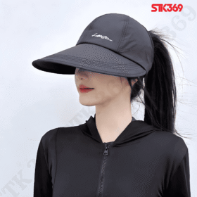 Mũ nửa đầu nữ chống nắng – vải nhanh khô, vành rộng thời trang 2025
