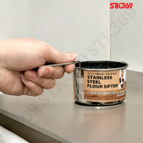 Dụng cụ rây bột, lọc dầu, lọc thực phẩm có tay cầm Echo, gọn nhẹ Ø9×17×7 cm, đa năng cho bếp gia đình.