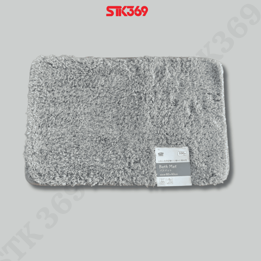 Thảm nhà tắm Okazaki màu xám 40×60 cm