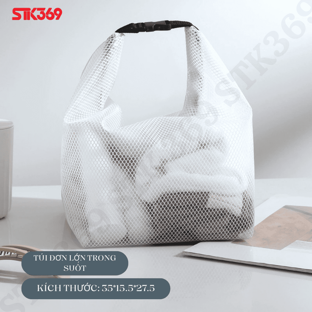 Túi đựng đồ chống thấm nước , chống bám bẩn và chống bám bụi, dạng cầm tay kích thước (27.5x35x15.5) cm - Ảnh 3