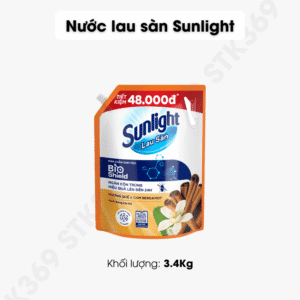 Nước lau sàn Sunlight Tinh dầu thảo mộc Quế & Cam Bergamot