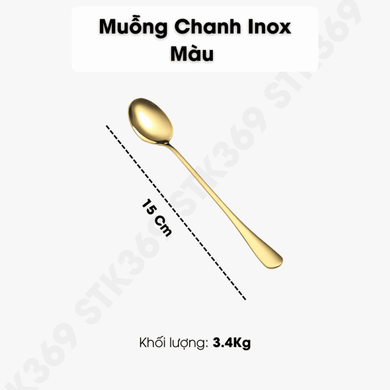 Muỗng Chanh Inox màu