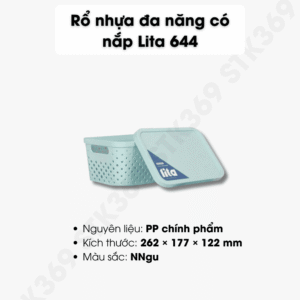 Alternative view of Rổ nắp nhựa LITA 644