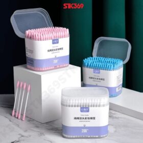 Combo 2 Hộp gồm 200 tăm bông 2 đầu tiện dụng