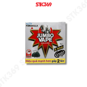 Nhang muỗi Jumbo ít khói hương rừng, hộp 10 khoanh, 135g