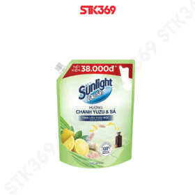 Nước lau sàn Sunlight tinh dầu chanh sả, túi 3.4kg