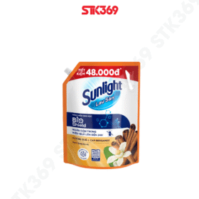 Nước lau sàn Sunlight Tinh dầu thảo mộc Quế & Cam Bergamot 3.4kg