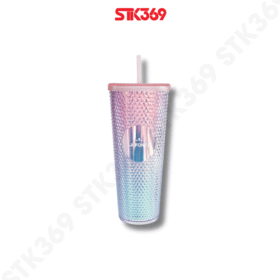 Ly giữ lạnh 2 lớp kèm ống hút đa sắc La Fonte 760ml - 011556