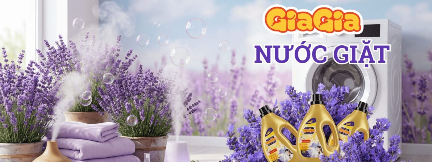 Nước giặt xả GiaGia 2in1 – Hương Ngàn Hoa (2.0L)