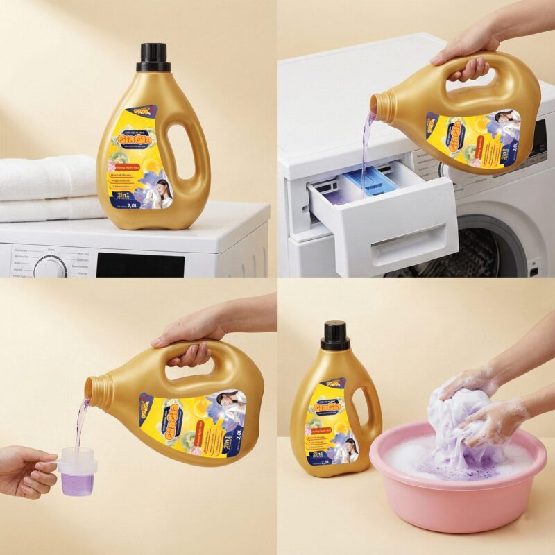 Nước giặt Quận 1 sạch sâu diệt khuẩn 99.99% ngăn ẩm mốc