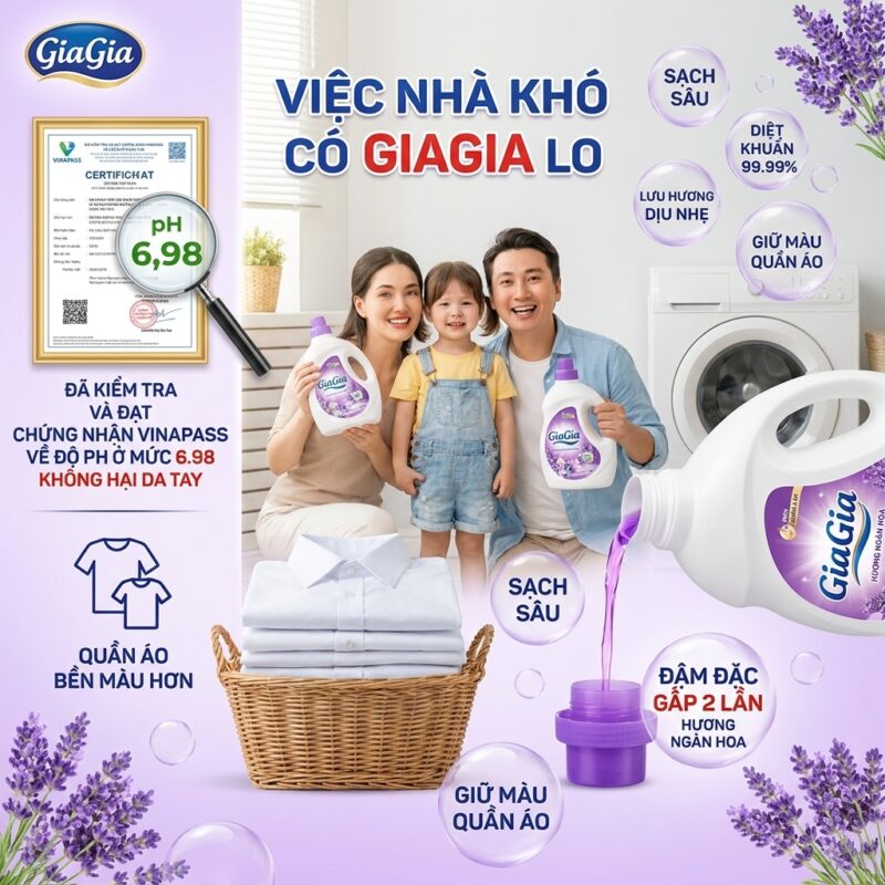 Quy trình chọn nước giặt an toàn cho trẻ em cả nhà
