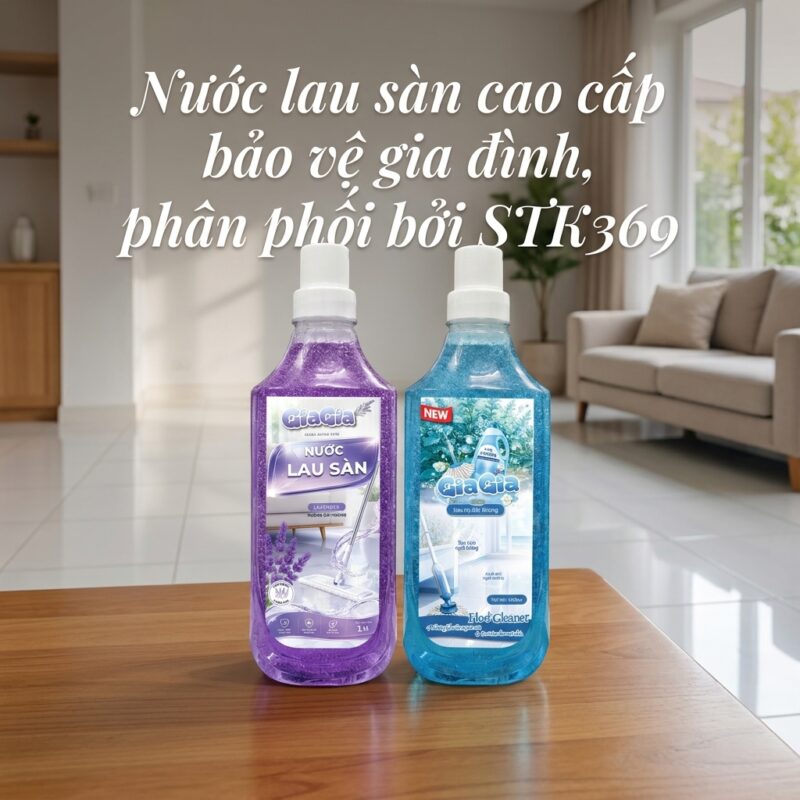 Nước lau sàn sinh học cao cấp bảo vệ gia đình phân phối bởi STK369