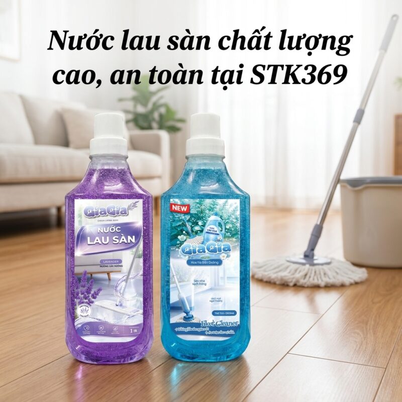 Dung dịch nước lau sàn sinh học cao cấp an toàn tại STK369
