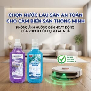 Alternative view of Nước Lau Sàn Hương Lavender GIAGIA 1L - Sạch Bóng Sàn Nhà, Thơm Lâu