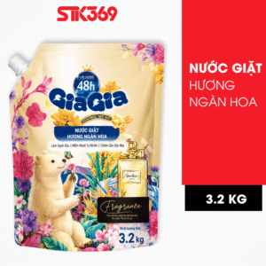 Nước Giặt Hương Ngàn Hoa GIAGIA - Dạng túi 3.2Kg