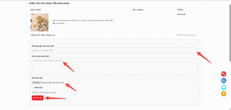 Hướng dẫn chi tiết trả hàng/ hoàn tiền