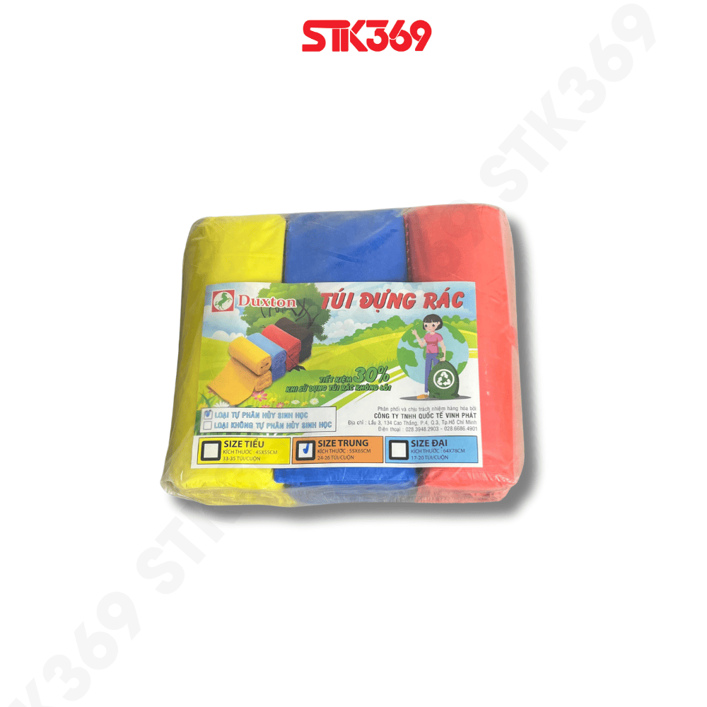 Túi Rác Màu Duxton Size Trung 55X65CM – Siêu Thị Bách Hóa